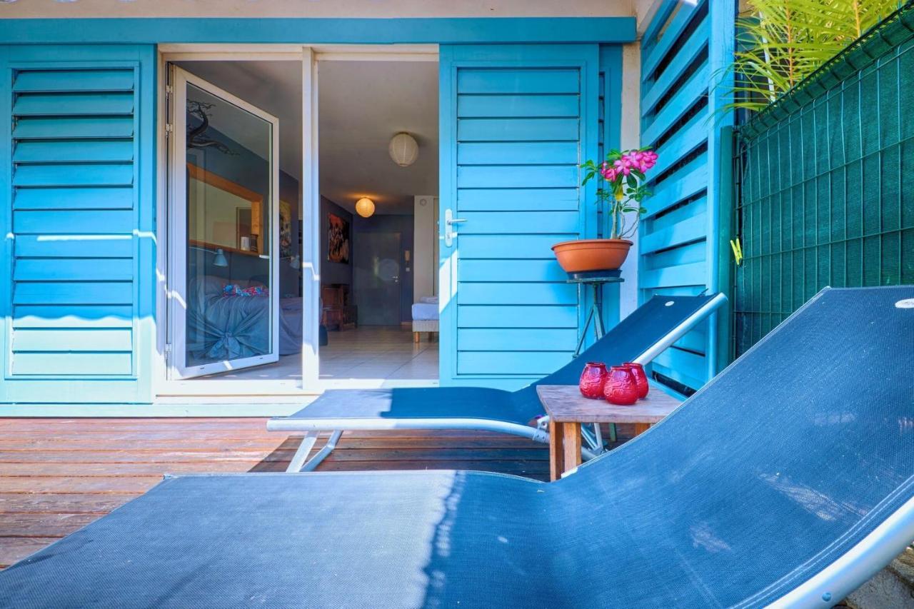 Appartement Escale Bleue Proche De La Mer De Saint-Leu Pour 2 Personnes Exterior foto